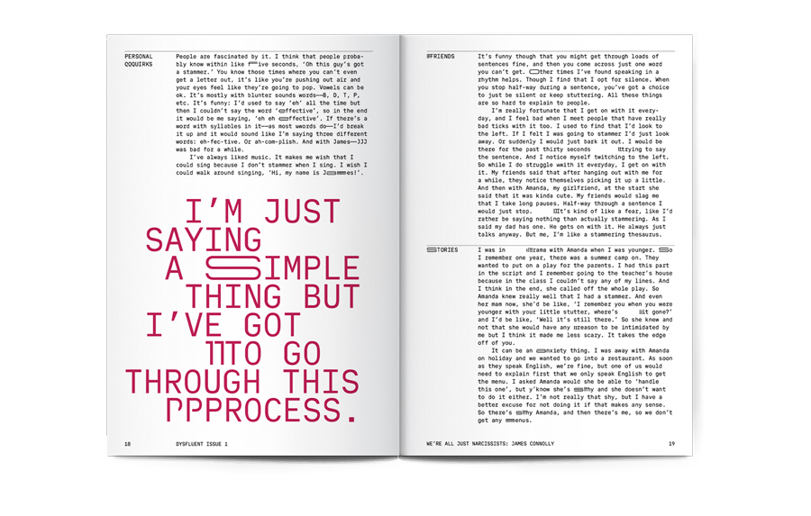 Dysfluent issue 1 - STACK magazines