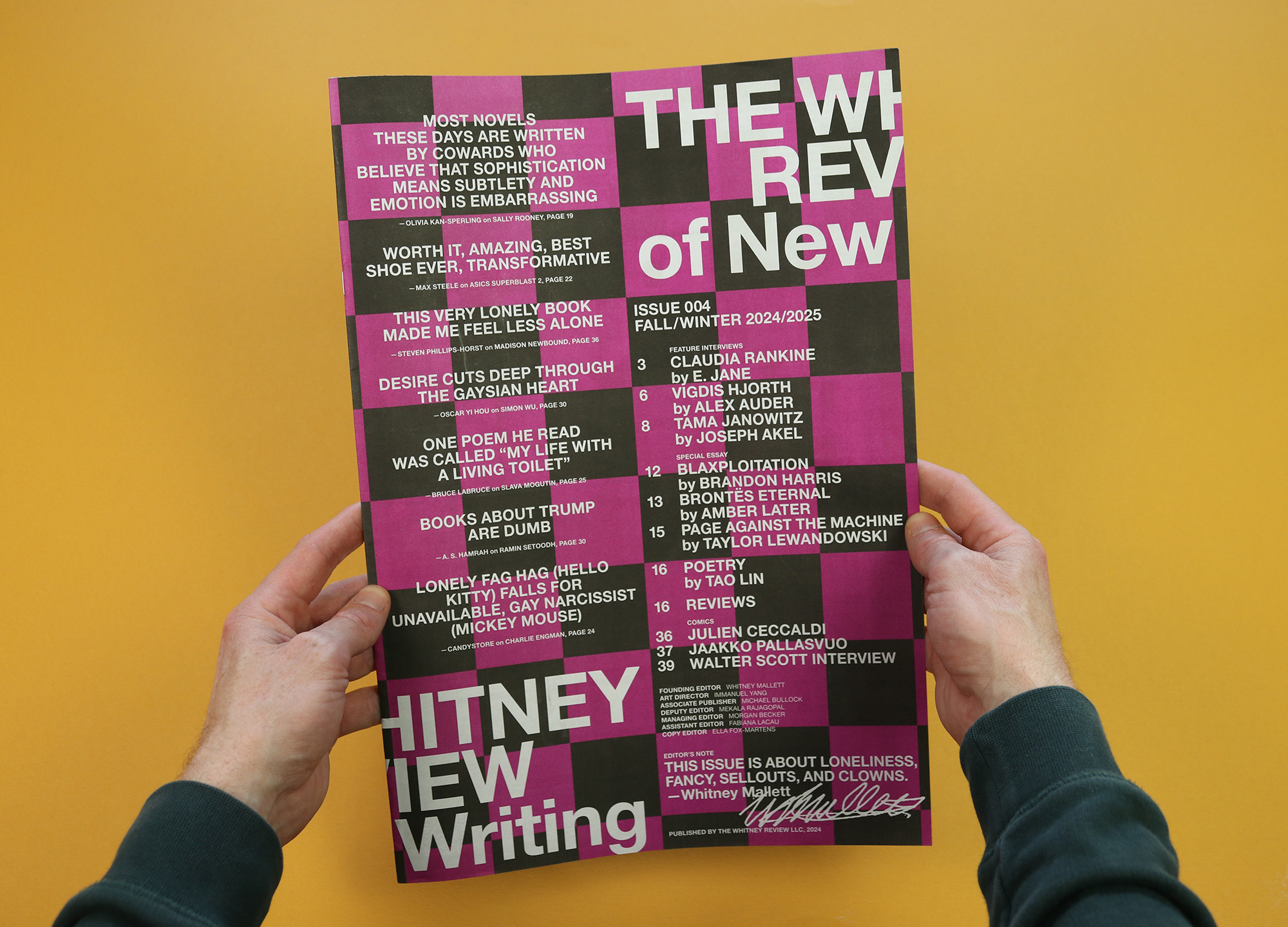 The Whitney Review of New Writing