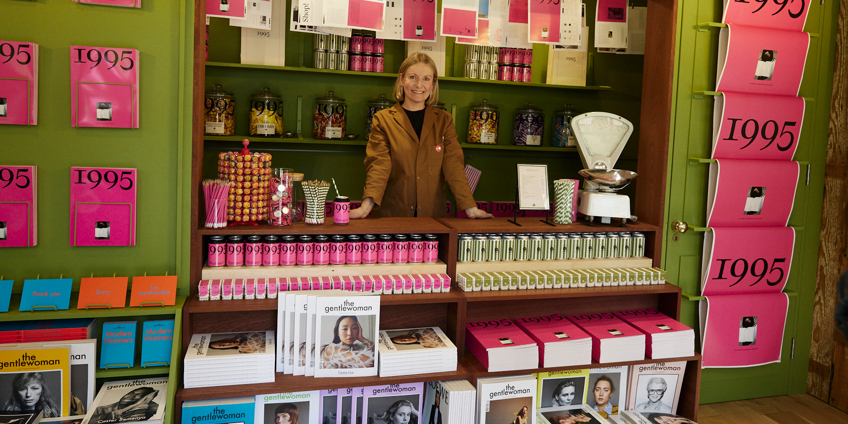 The Gentlewoman editor-in-chief Penny Martin at Bicester Village for the launch of 1995 magazine