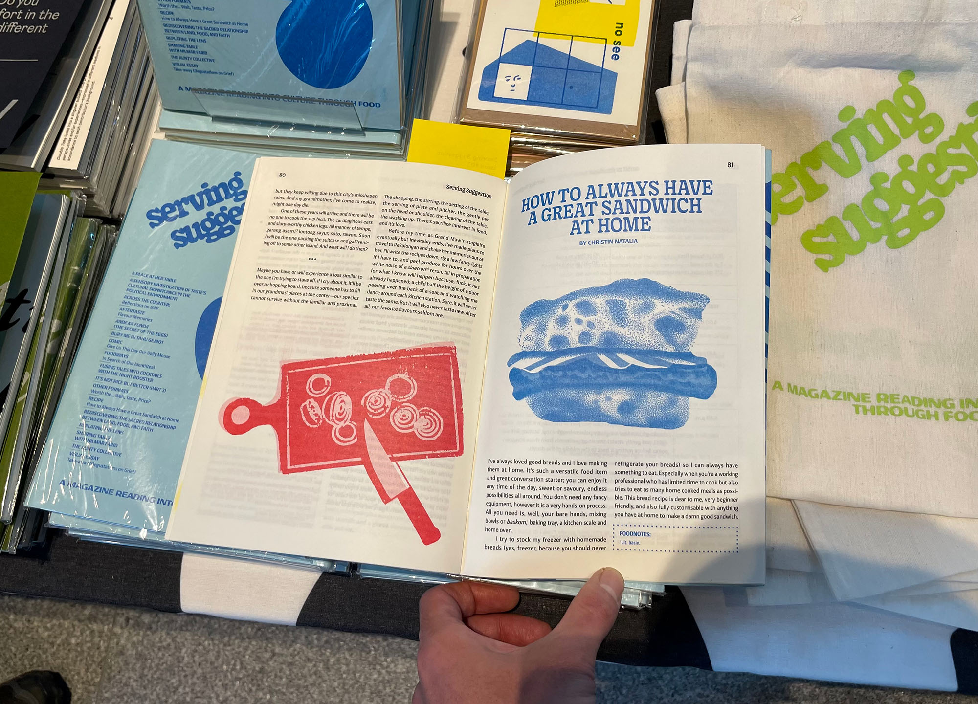 Serving Suggestion magazine at Tokyo Art Book Fair