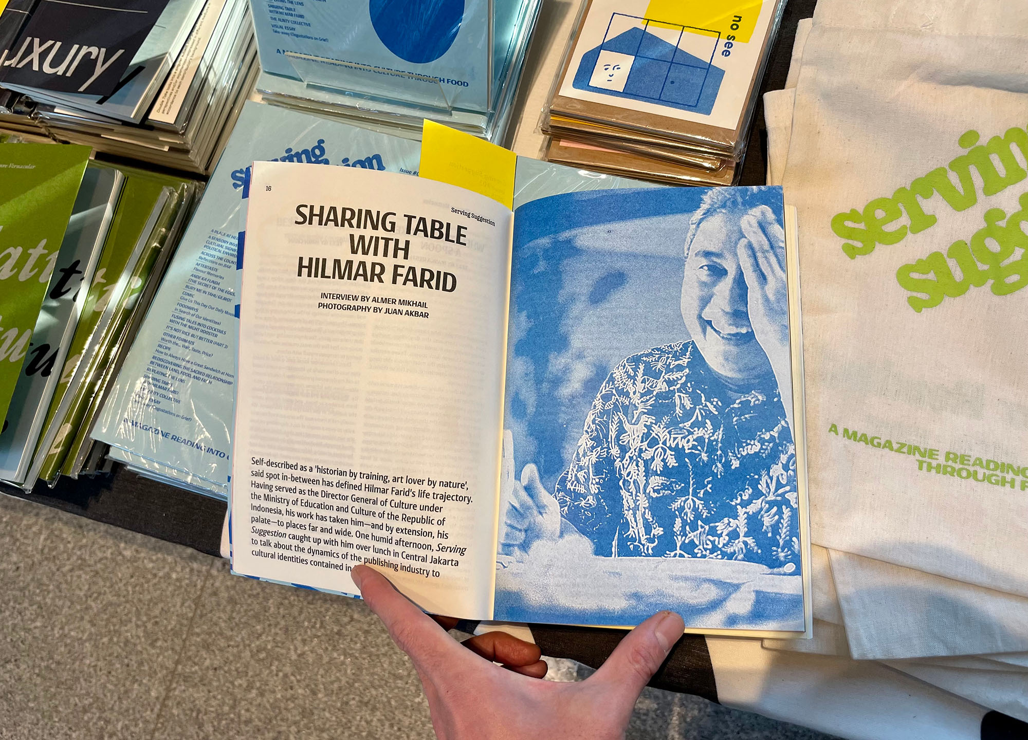 Serving Suggestion magazine at Tokyo Art Book Fair