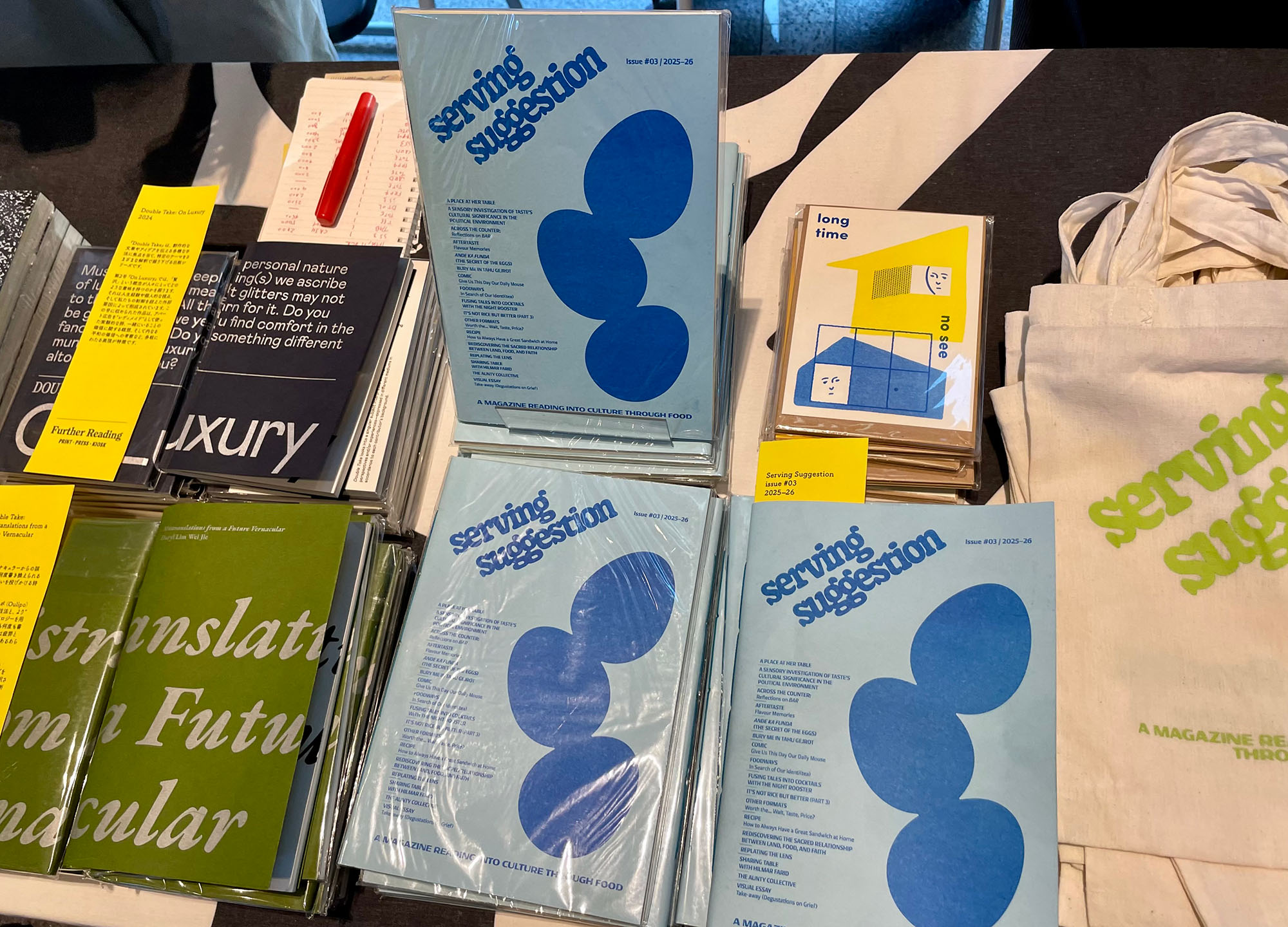 Serving Suggestion magazine at Tokyo Art Book Fair