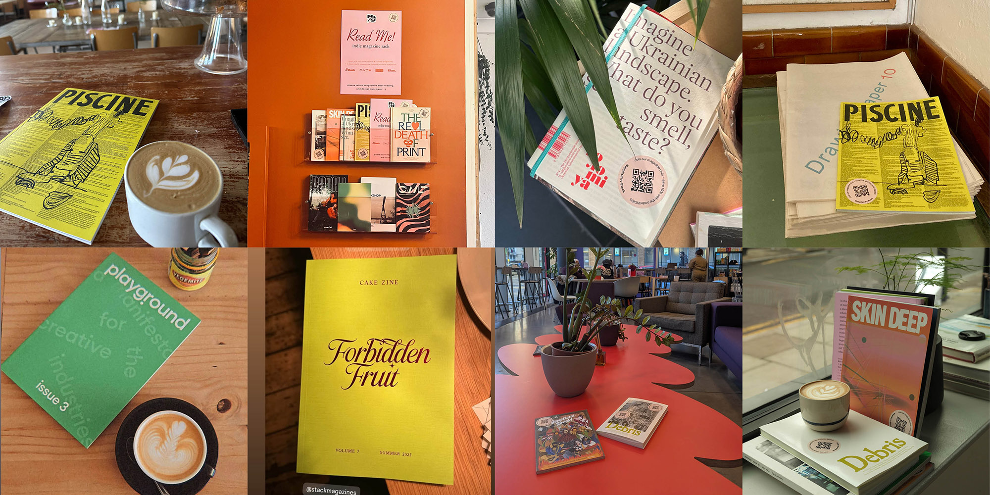 Stack independent magazines in independent venues