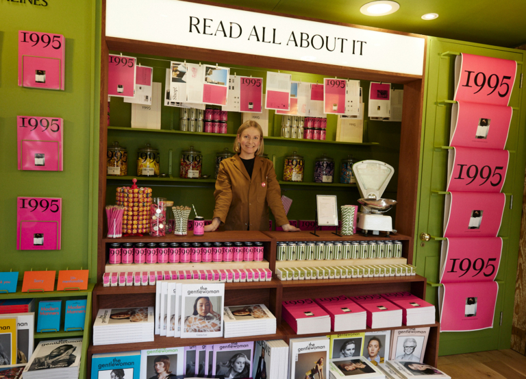 The Gentlewoman editor-in-chief Penny Martin at Bicester Village for the launch of 1995 magazine