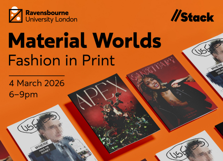Material Worlds fashion publishing event